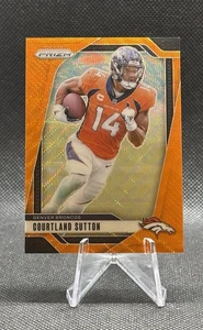 Courtland Sutton 2024 Prizm Orange Wave /60 #86 Denver Broncos - Picture 1 of 2