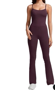CRZ Yoga Body Gr. L Arctic Plum Einteiler Butterluxe Flare sportlich Neu mit Etikett - Bild 1 von 8