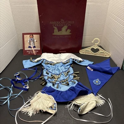 18" American Girl Doll 2002 Kaya Blue Jingle Dress of Today I NIB Outfit - Image 1 of 4