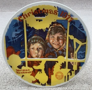 Christmas 1977 Norman Rockwell Knowles Collector Plate - Picture 1 of 3