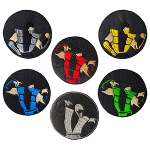 Mortal Kombat Patch Character Game Embroidered Iron-On 3.15" - Picture 1 of 53