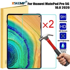 2Pcs Huawei MatePad M6 8.4 10.8 MatePad Pro 10.8 Tempered Glass Screen Protector - Picture 1 of 33