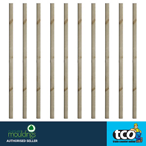 Wooden Decking Spindles Square Treated 40 x 40 x 895mm Birkdale 5x 10x 20x