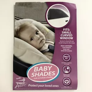 Baby Side Window Shades Fits Small Curved Side Window, Blocks 80% of UV rays - Picture 1 of 2