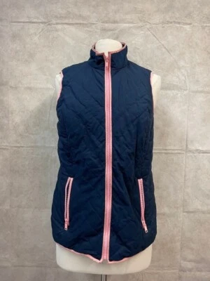 Charter Club Women's Quilted Full Zip Vest Dark Blue Size M - Image 1 of 4