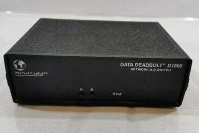 Market Central 61-00984 DATA DEADBOLT D1000 NETWROK A/B SWITCH - Image 1 of 4