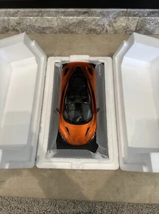1/18 Mclaren 720S Azores Orange Top Speed Diecast Model - Picture 1 of 7