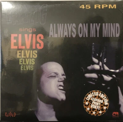 Danzig Sings Elvis - Always On My Mind 7” Single 2020 Cleopatra Leopard Vinyl - Image 1 of 2
