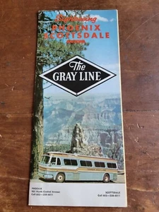 Gray Line Sightseeing Phoenix-Scottsdale Arizona 50er Jahre Reiseprospekt - Bild 1 von 4