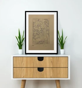 Pablo Picasso, Original Hand-signed Lithograph with COA & Appraisal of $3,500 - Picture 1 of 12