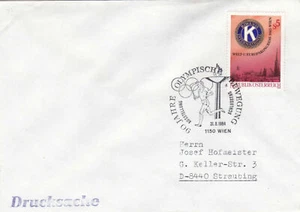 Austria 1984 90th anniversary of The Olympic Movement Cover VGC - Picture 1 of 1