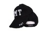 AES Paramedic EMT Hat - Black Cap With White Embroidered Letters