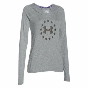 Under Armour Women's UA Freedom Tri-Blend Hoody Small, Grey - Picture 1 of 5