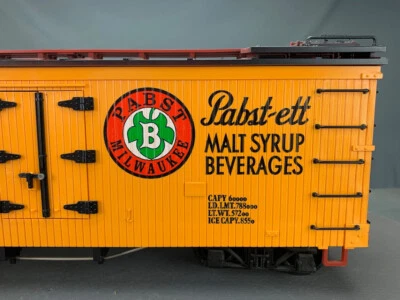 G Scale LGB 4074 Pabst-ett Malt Syrup Beverages Reefer G641 LZ - Image 1 of 4