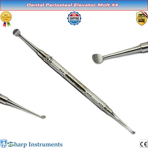 Dental 2/4 Molt Surgical Curette NZ-2/4 Stainless Steel SHARP DENTISTRY <German> - Bild 1 von 1