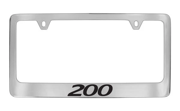 Soporte para marco de matrícula de metal latón cromado Chrysler 200 Foto 1 de 1