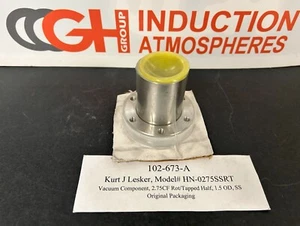 Componente vuoto, SS, capezzolo, metà 2,46"" OAL, 2,75"" OD, 1/4-28, 2,46"" lunghezza - Foto 1 di 2