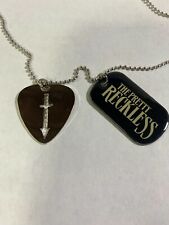 THE PRETTY RECKLESS Men TAG Necklace army double necklace METAL SMALTED OFFICIAL