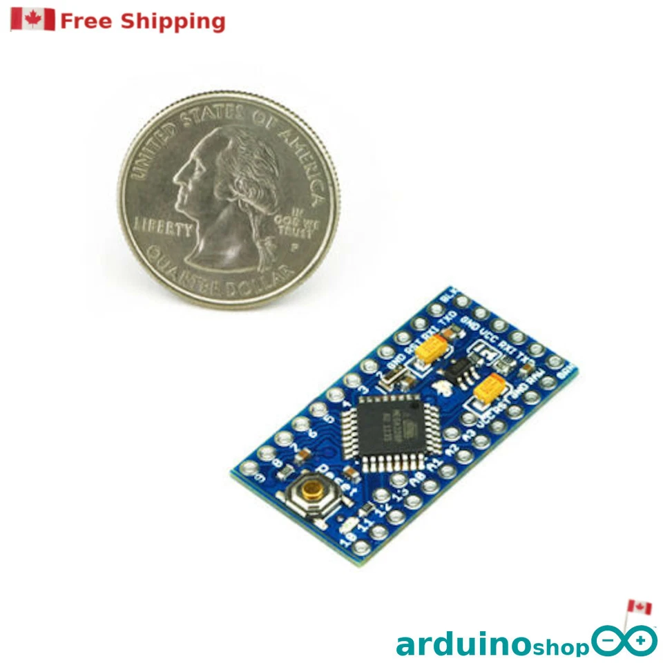 Arduino Pro Mini BLOW-Out Sale! - Pro Mini 32MHz - 3.3 / 5V LGT8F328P - CanHobby - Image 1 of 1