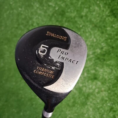 Club de Golf Spalding Pro Impact Titanio Compuesto 5W Derecha MF Flex LM Alto Foto 1 de 4