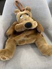 18” Brown Hound Puppy Dog Backpack Plush Stuffed Animal Bag Vintage NOT WORKING