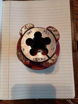 Ridgid 00-RB UNC-1 Threader 1" Tap Dies Head Pipe Bolt Tool Fitting Industrial  - Image 1 of 4