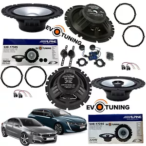Kit 6 Casse Altoparlanti Alpine Anteriori e Posteriori per Peugeot 508 dal 2010 - Foto 1 di 21