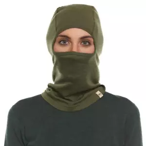 Balaclava 100% Lana Merino - Sci Invernale - - Attrezzatura Freddo - Olive Drab -... - Foto 1 di 7