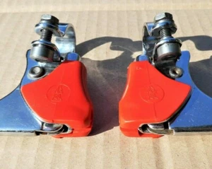 RALEIGH CHOPPER MK1 MK2 / GRIFTER - RETRO RED BRAKE LEVER COVERS / HOODS x 2 - Picture 1 of 6