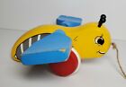 Vintage Brio Bumble Bee Wood Pull Toy Baby Toddler