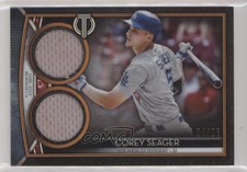 2020 Topps Tribute Single Player Dual Relics Orange /25 Corey Seager #SDR-CSE