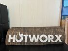 Hotworx Yoga Mat Fitness Exercise All Natural Hemp Fiber Brown
