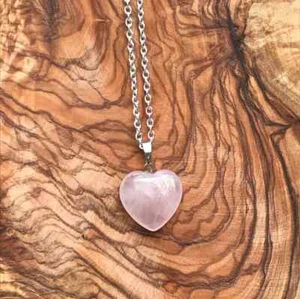 Attractive Rose Quartz Gemstone 925 Sterling Silver Handmade Pendant AS-392 - Picture 1 of 6