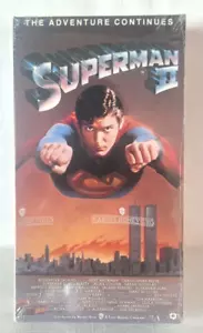 New 1978 Superman The Movie Original Sealed VHS Gene Hackman Christopher Reeve - Picture 1 of 6