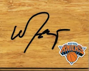 New York Knicks Walt Frazier signierte Diele Echtheitszertifikat - Bild 1 von 1