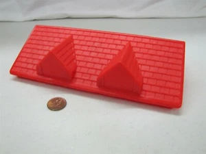 Lincoln Logs Red House Roof 7.75" X 5.25" Hasbro Replacement Part Big L Ranch #2 - Picture 1 of 3