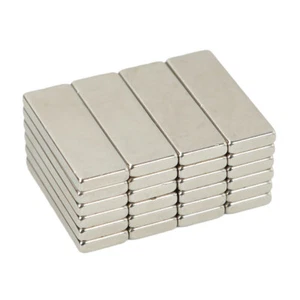 10 magneti cuboidi a blocchi super resistenti 3/5/10 mm N52 terre rare neodimio 30 x 10 mm - Foto 1 di 9