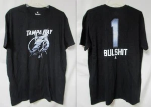 Tampa Bay Lightning Bulshit #1 Men's Size X-Large T-Shirt C1 4450 - Picture 1 of 3