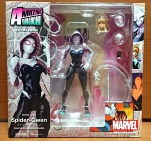 Revoltech Amazing Yamaguchi Spider-Gwen Actionfigur Spielzeug Box Set Geschenke - Bild 1 von 12