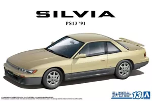 Aoshima Modellino Auto Scala 1/24 Kit Nissan Silvia S13 PS13 K's Dia-Packe con Motore - Foto 1 di 3