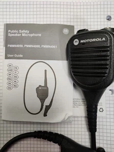 Motorola PMMN4059B Shoulder Mic - Zdjęcie 1 z 6
