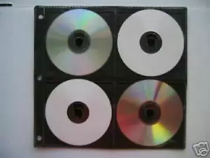 100 BINDING SLEEVES, 8 DISK, BLACK - SF005BLK - Foto 1 di 1