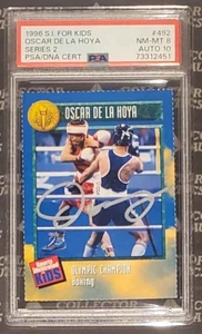 Autógrafos de boxeo Oscar De La Hoya 1996 Sports Illustrated for Kids PSA 10 AUTO - Imagen 1 de 2