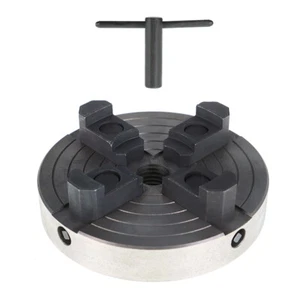 Wood Lathe Chuck 6" 4-Jaw Lathe Chuck with 1 × 8 TPI Thread New - Picture 1 of 12