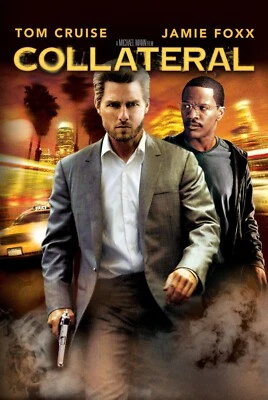 Collateral 8x12 Metal Movie Poster Sign [B] Tom Cruise, Jamie Foxx