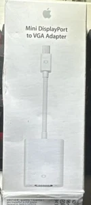 Apple Genuine- Mini DisplayPort to VGA Adapter - White MB572Z/A - Picture 1 of 2