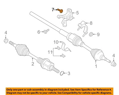 Винт монтажный опорный для трансмиссии двигателя FORD 07-23 Bronco от оригинального производителя W500720S439 - Изображение 1 из 2