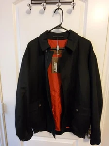 VALSTAR VALSTARINO Black BOMBER Lined JACKET wool cashmere SOFT coat NEW - Picture 1 of 5