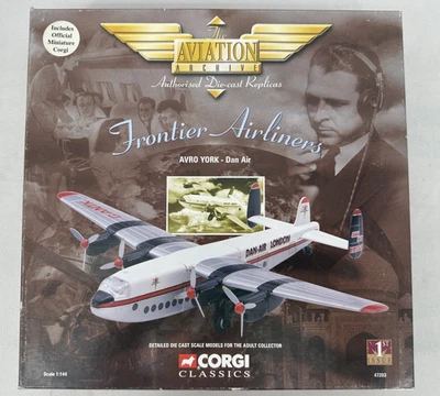Corgi 47203 1:144 Diecast Avro York - Dan Air sin usar, en caja Foto 1 de 4