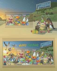 AUSTRALIA 2025 CHRISTMAS Secular both MINISHEET & Set MNH in PO STAMP PACK - Picture 1 of 3